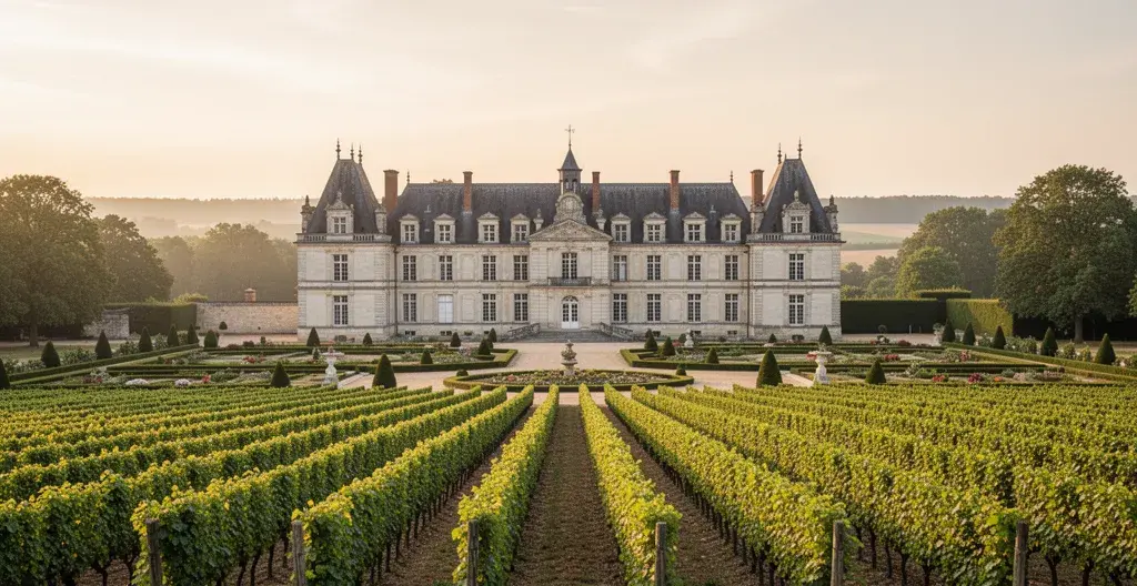 Loire Valley Renaissance château with vineyards France wine country holiday rental