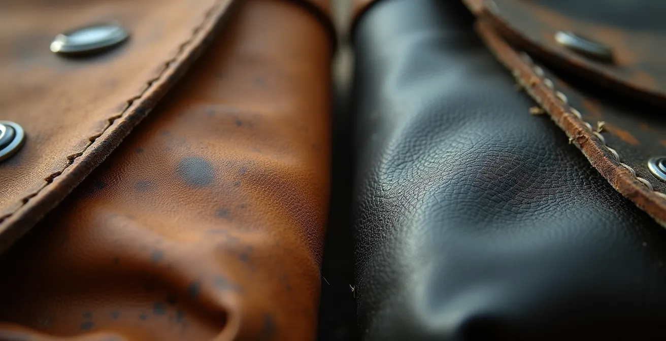 Abstract composition showing contrasts between authentic and fake tour elements